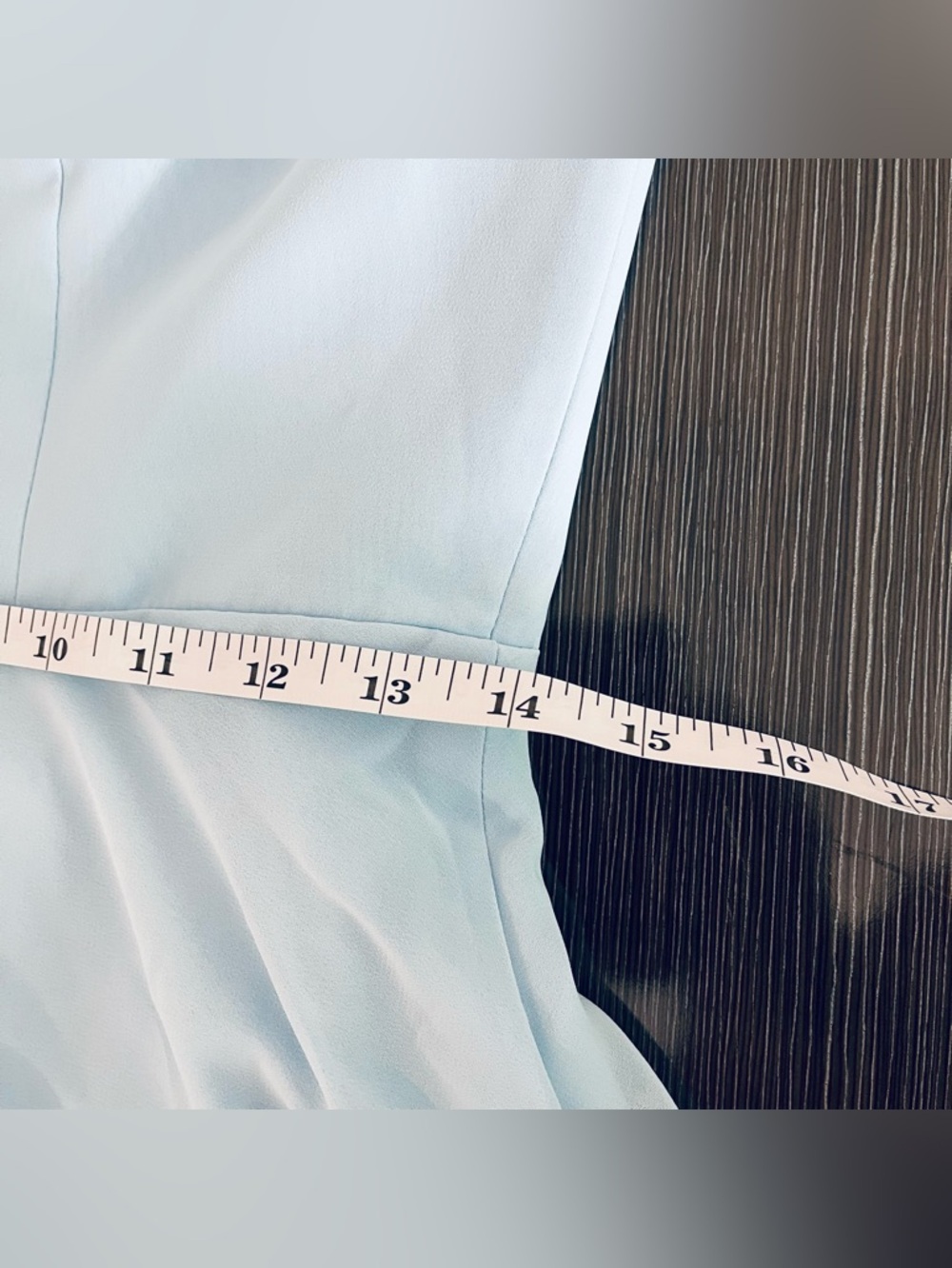 Azazie Sky Blue A-Line Off the Shoulder Chiffon Convertible Dress Size 4 - Picture 7 of 9